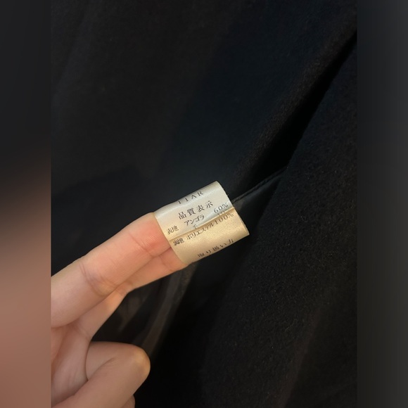 Angora wool blended vintage coat - Picture 4 of 5